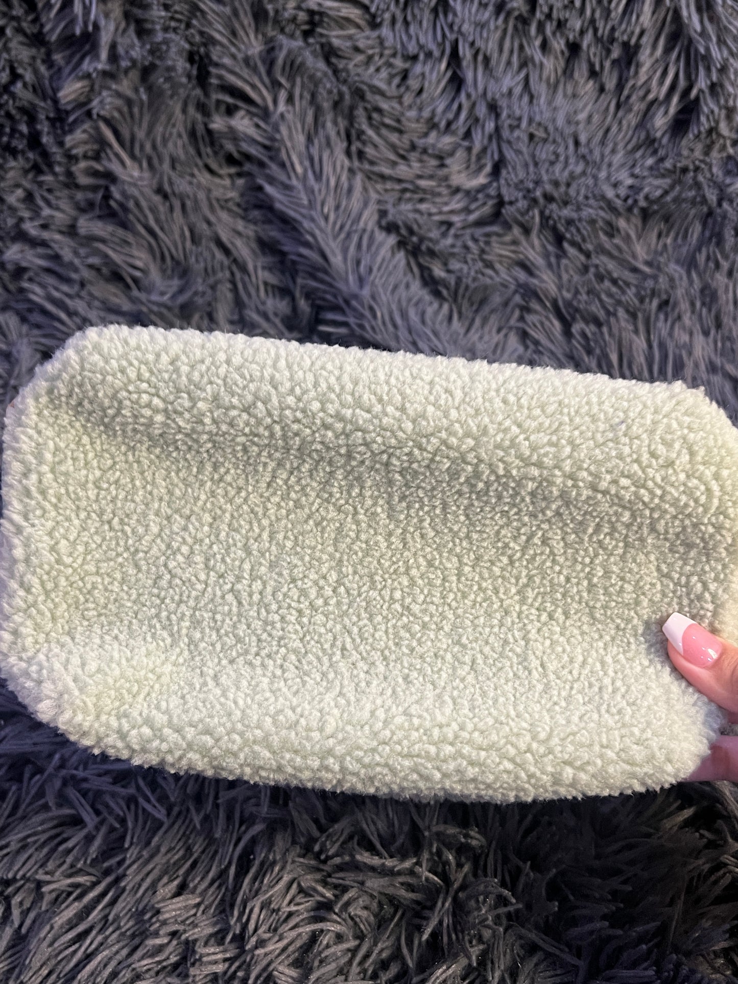 Sephora Makeup Skincare Travel Bag Zipper Sherpa Case