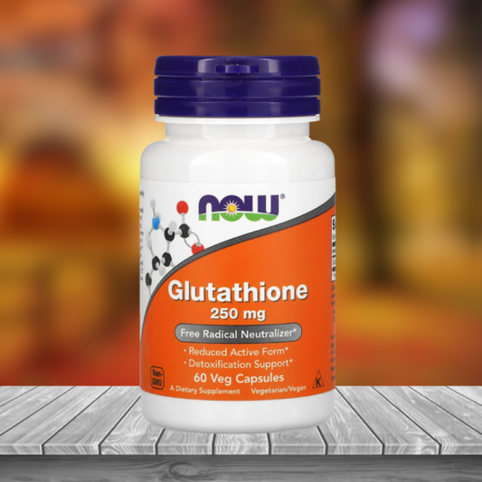 NOW Foods Glutathione 250 mg, a dietary supplement in vegetable capsules