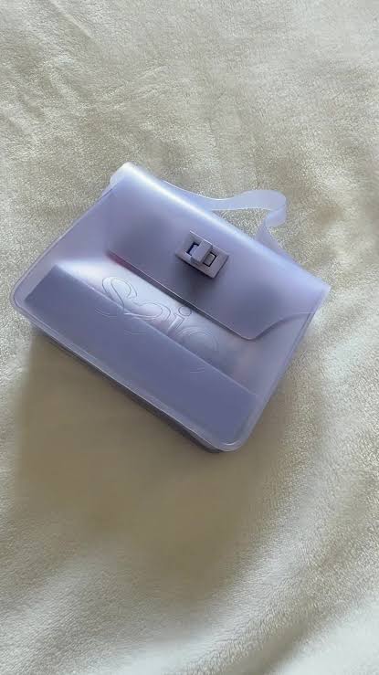 Saie Makeup Jelly Lilac Bag