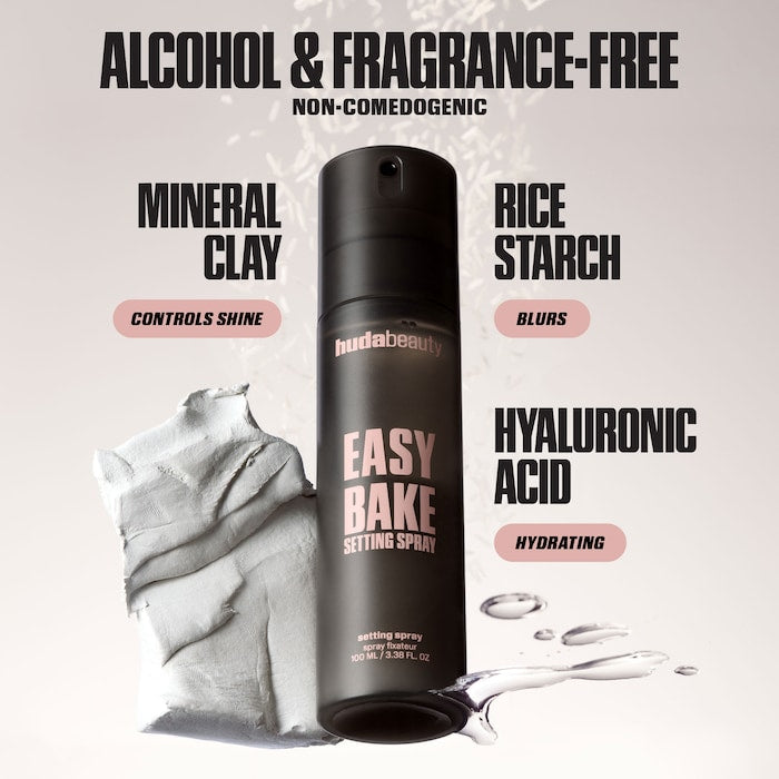 HUDA BEAUTY
Easy Bake Blurring Setting Spray with 16-Hour Wear 100ml