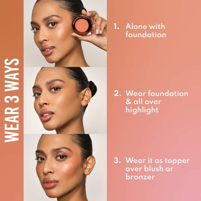 Danessa Myricks Beauty Yummy Skin Blurring Balm Powder Lowlighter Soft Glow Highlighter 6 grams