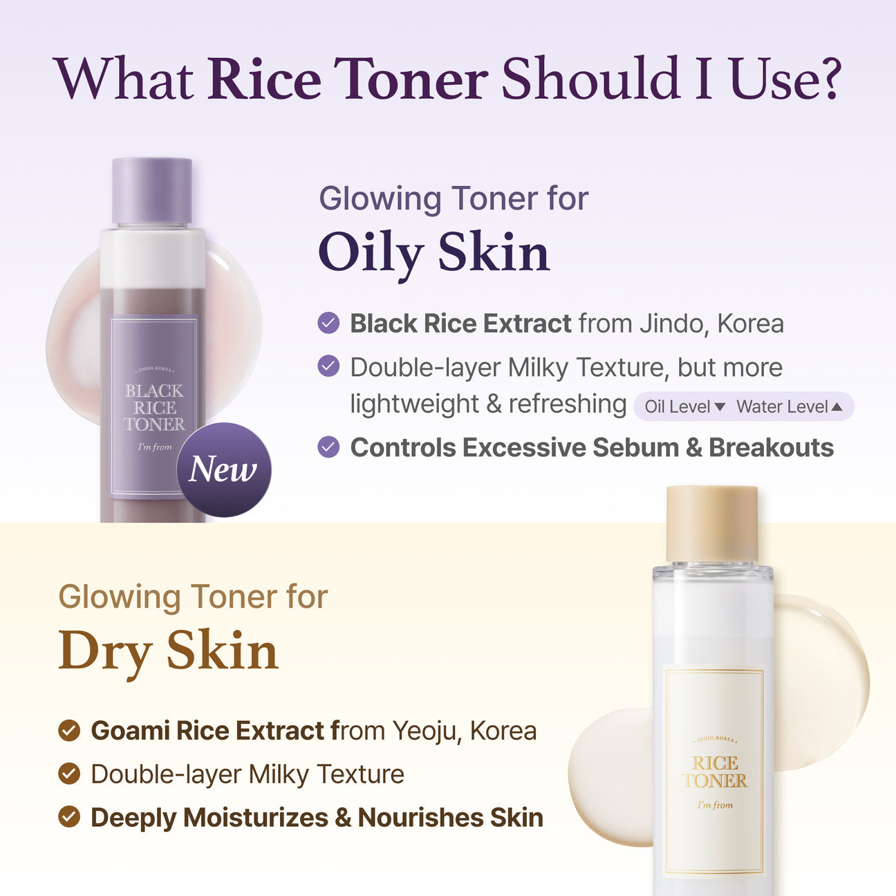 Black Rice Toner - I'M FROM 150ml