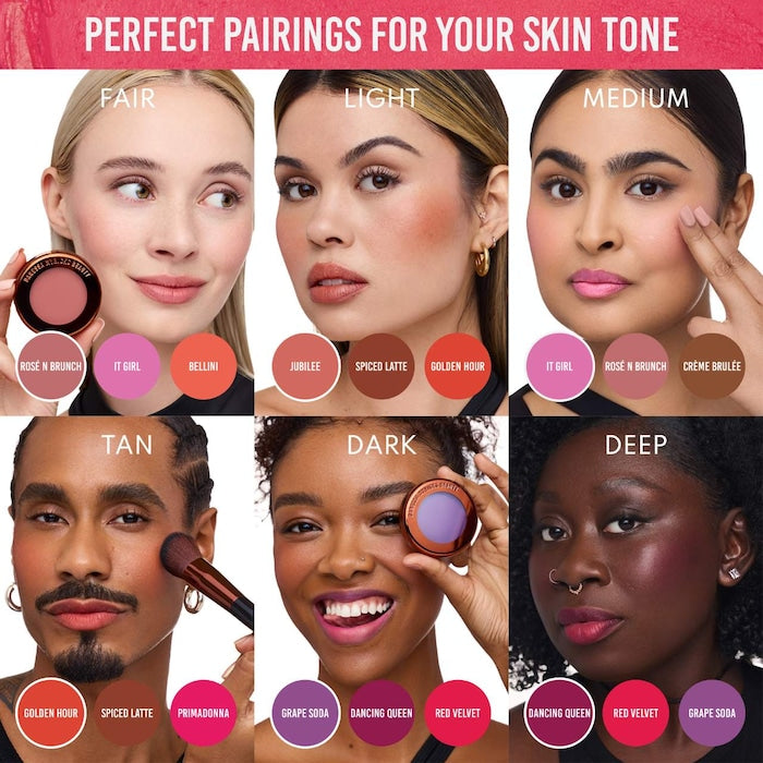 Danessa Myricks Beauty
Yummy Skin Blurring Balm Powder Flushed - Matte Color for Cheek & Lip 6grams