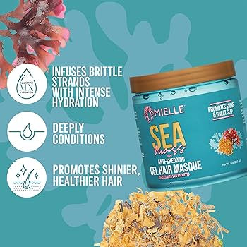 Mielle Organics Sea Moss Anti-Shedding Curl Gel Hair Masque 235ml