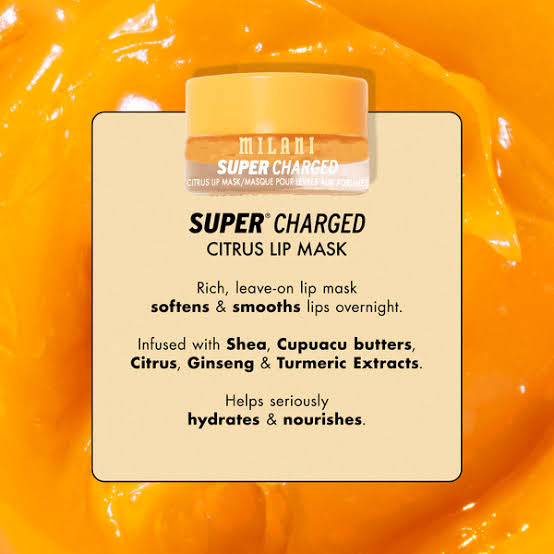 Milani, Supercharged Citrus Lip Mask - Full Size