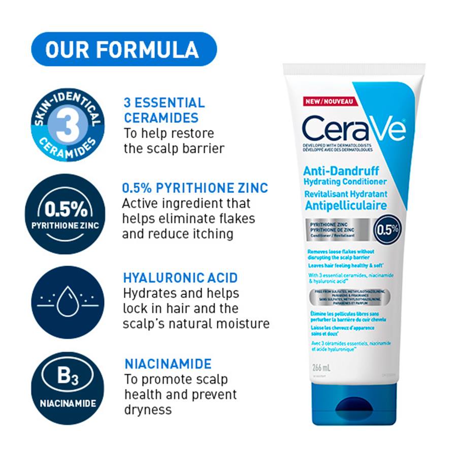 CeraVe Anti-Dandruff Hydrating Conditioner 266ml