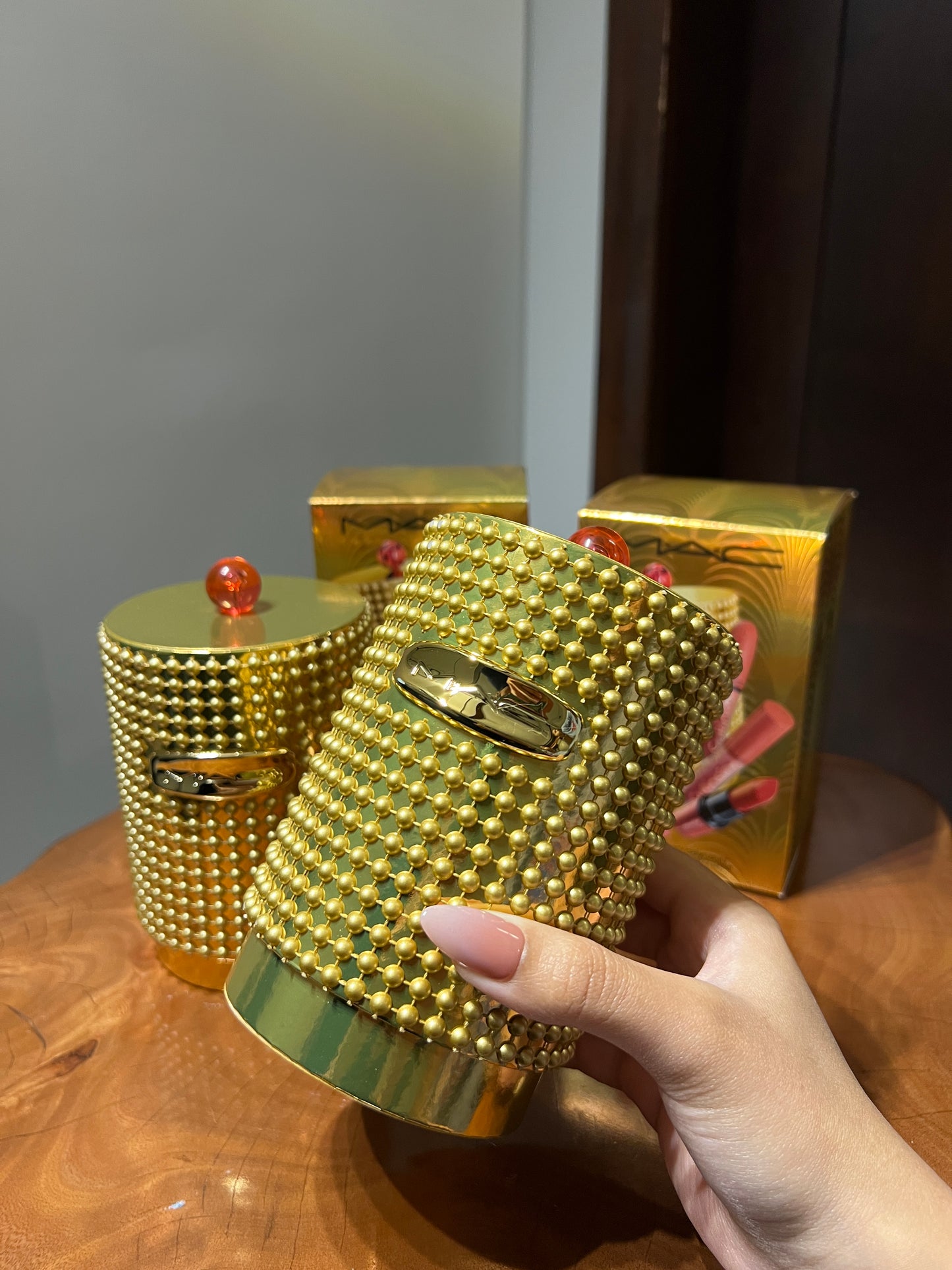 Mac Golden Lipstick Holder