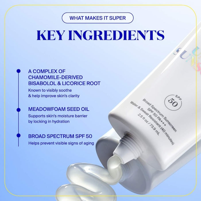 Supergoop!
Unseen Sunscreen Invisible Broad Spectrum SPF 50 PA +++ 20ml