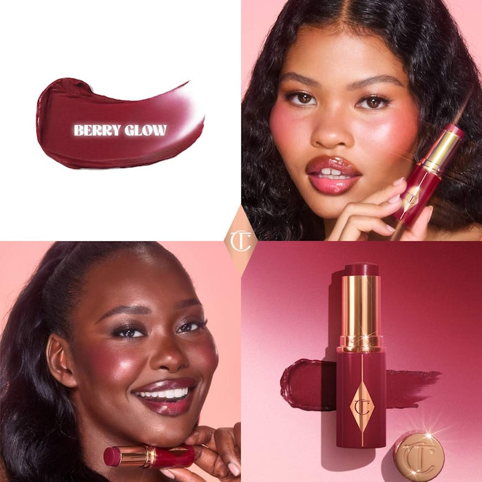 Charlotte Tilbury
Unreal Lip + Cheek Glow Blush Stick with Hyaluronic Acid