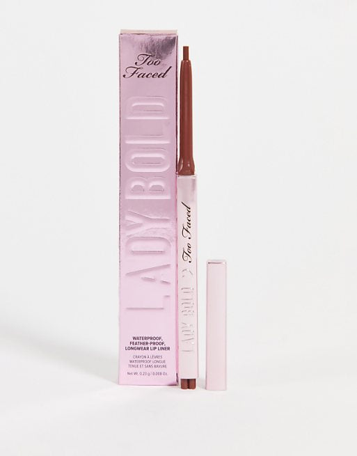 Too Faced Lady Bold Demi-Matte Long-Wear Lip Liner - Fierce Vibes Only