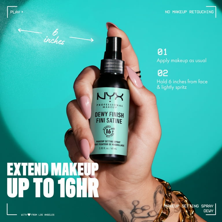 NYX Professional Makeup Makeup Setting Spray, Dewy 60ml