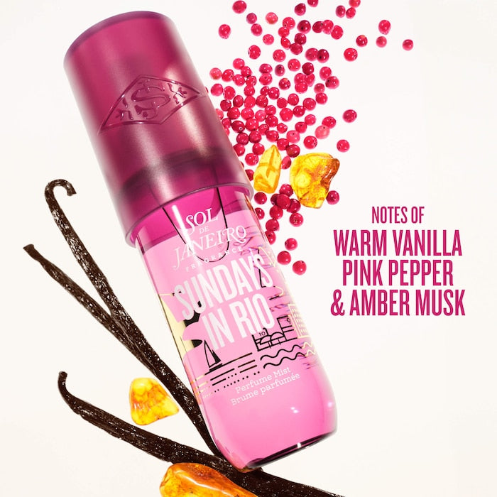 Sol de Janeiro
Sundays in Rio Warm Vanilla Hair & Body Perfume Mist 90ml