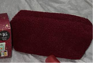 Sephora Makeup Skincare Travel Bag Zipper Sherpa Case