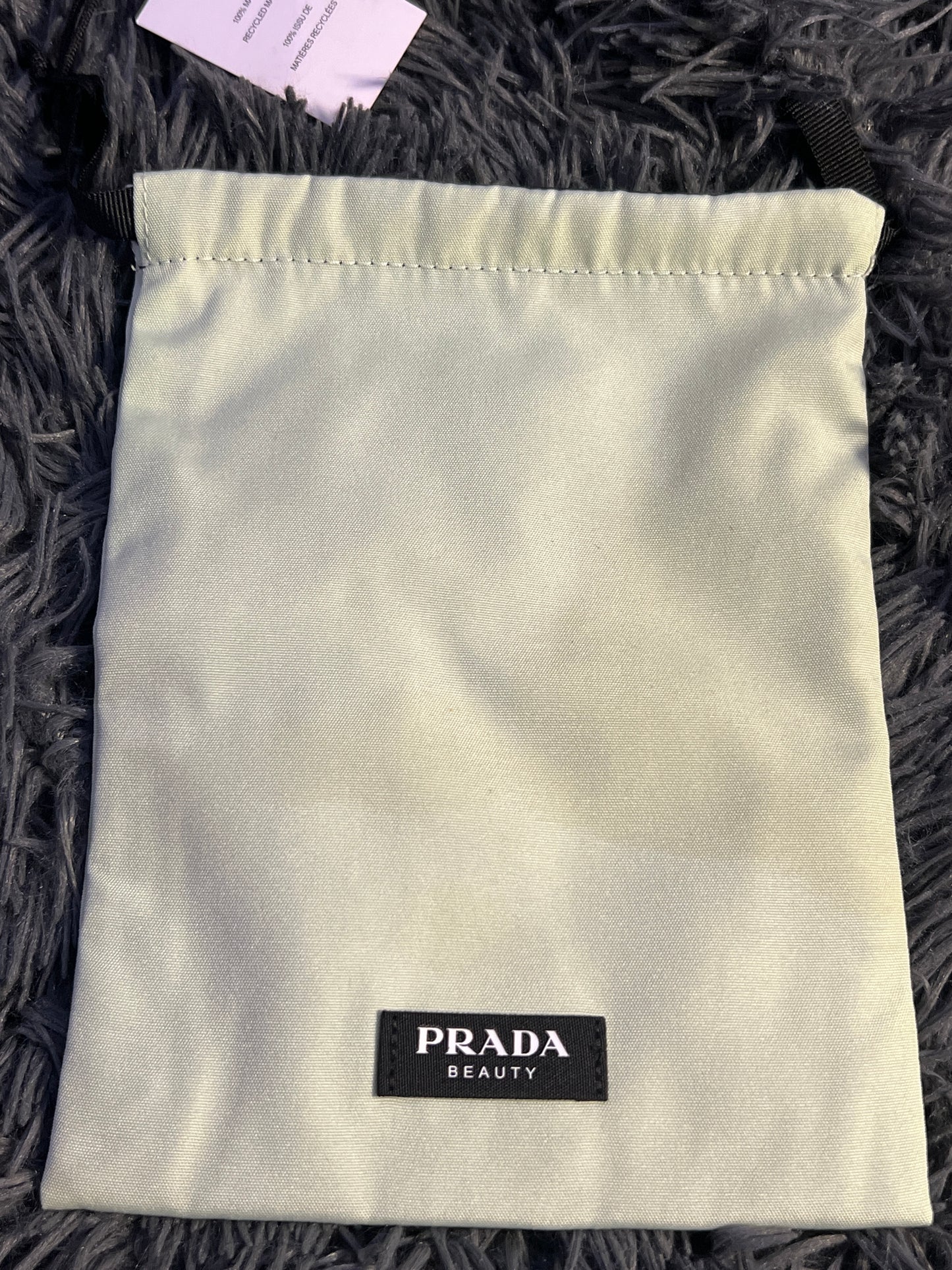 PRADA Beauty Mint Green Dust Bag