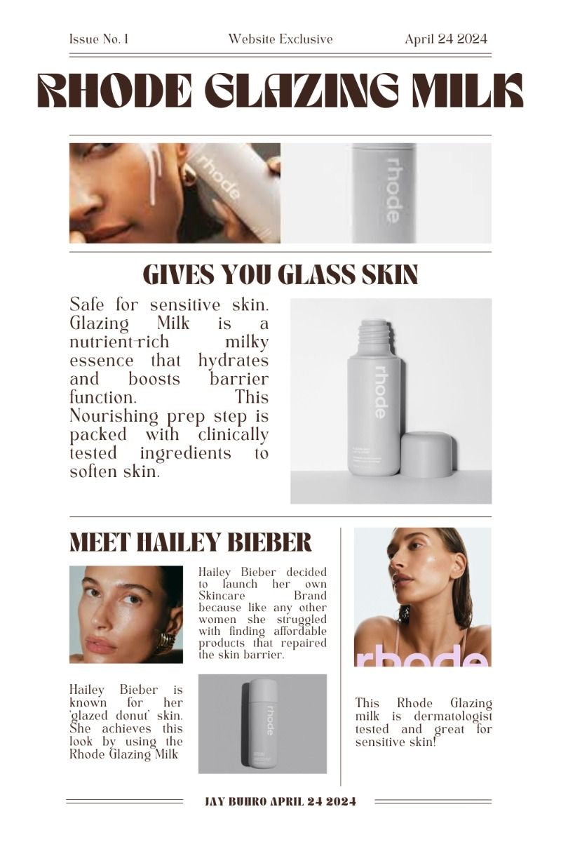 rhode Glazing Milk Ceramide Facial Essence
