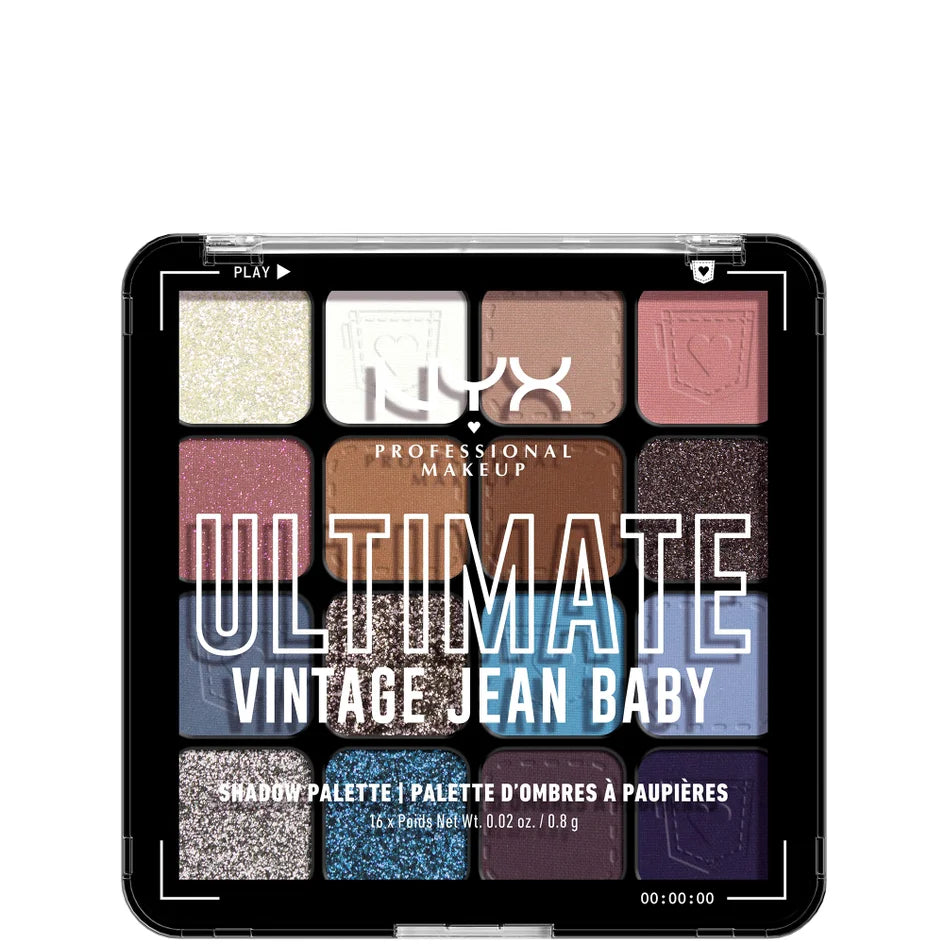 NYX Professional Makeup Ultimate Shadow Palette in "Vintage Jean Baby"