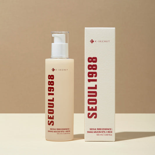K Secret Seoul 1988 Essence – Snail Mucin 97% + Rice (100ml)