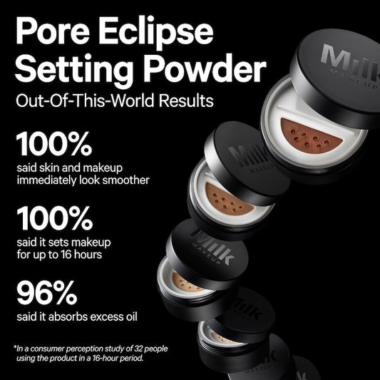 MILK MAKEUP
Pore Eclipse Matte Translucent Talc-Free Setting Powder 0.55g