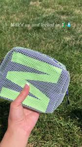 Milk Makeup Limited Edition Green Mesh Cosmetic Pouch