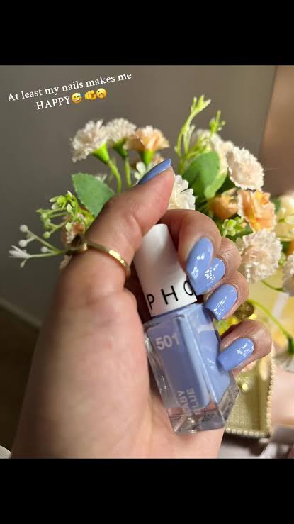 Sephora Nail Polish in 501 Baby Blue