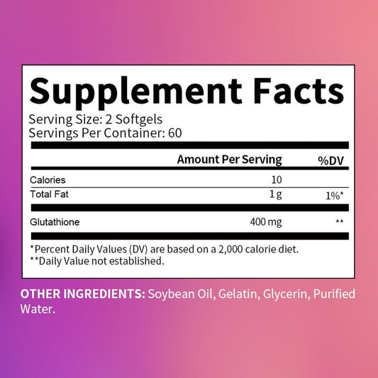 Bbeeaauu 1000mg Glutathione Pills 60 capsules