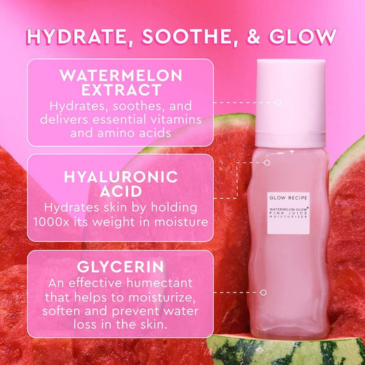 Glow Recipe
Watermelon Pink Juice Oil-Free Moisturiser 25ml