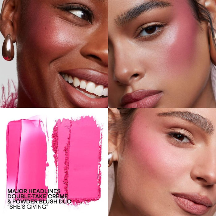 PATRICK TA
Major Headlines Double-Take Crème & Powder Blush Duo