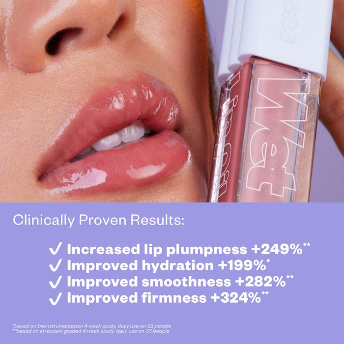 Kosas
Wet Lip Oil Plumping Peptide Lip Treatment Gloss Mini Unbottoned