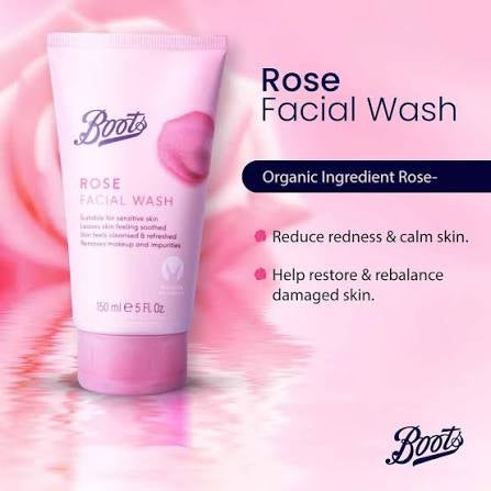 Boots Rose Facial Wash 150ml