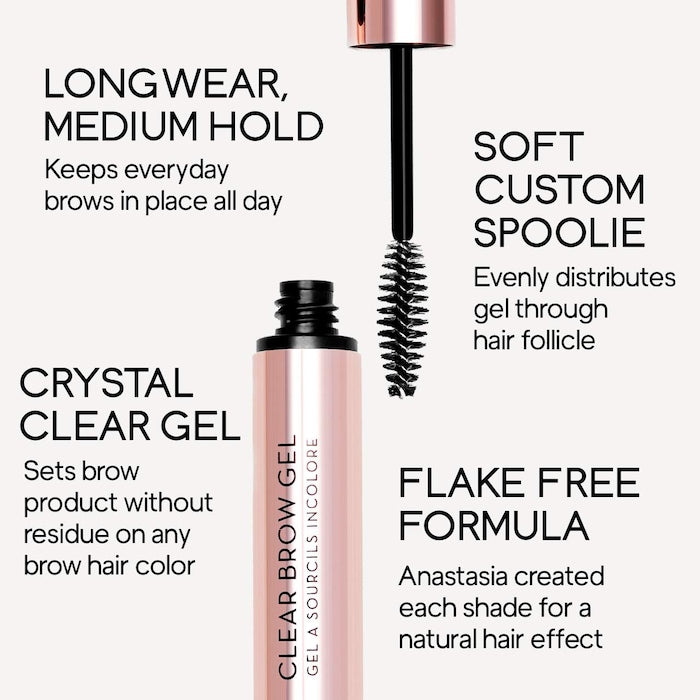 Anastasia Beverly Hills
Mini Clear Brow Gel Flexible Medium-Hold Eyebrow Setter