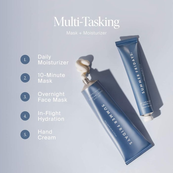 Summer Fridays
Jet Lag Mask + Moisturizer 28g