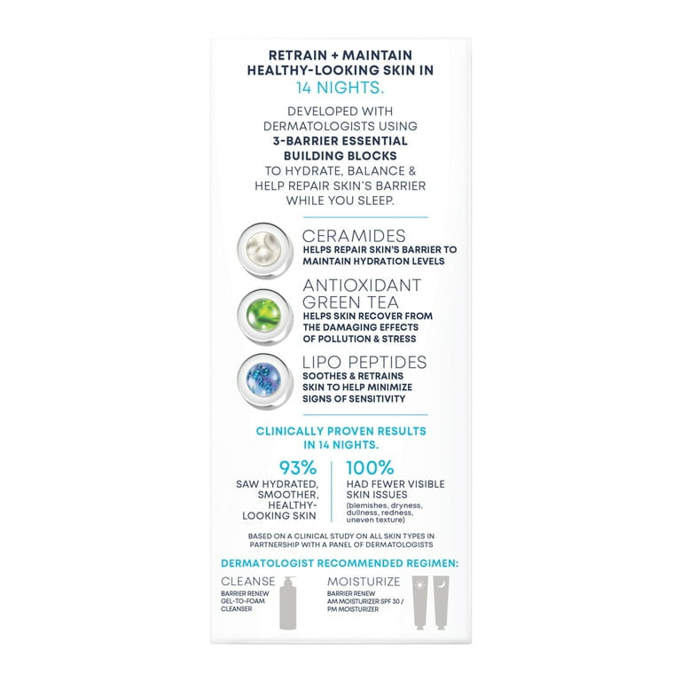 RoC Barrier Renew PM Night Moisturizer, All Skin Types 74ml