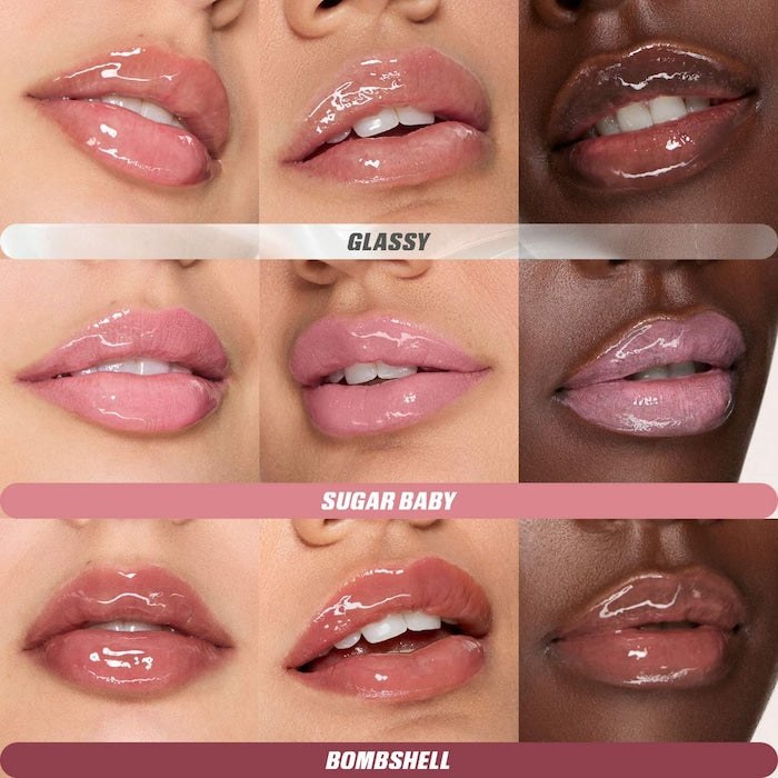 HUDA BEAUTY
Faux Filler Shiny Non-Sticky Lip Gloss Mini 1.9ml