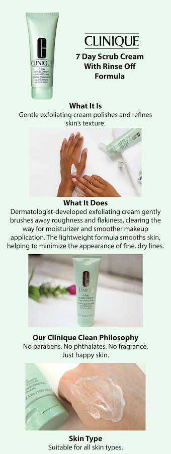 Clinique 7-Day Scrub Cream Rinse Off Mini 30ml