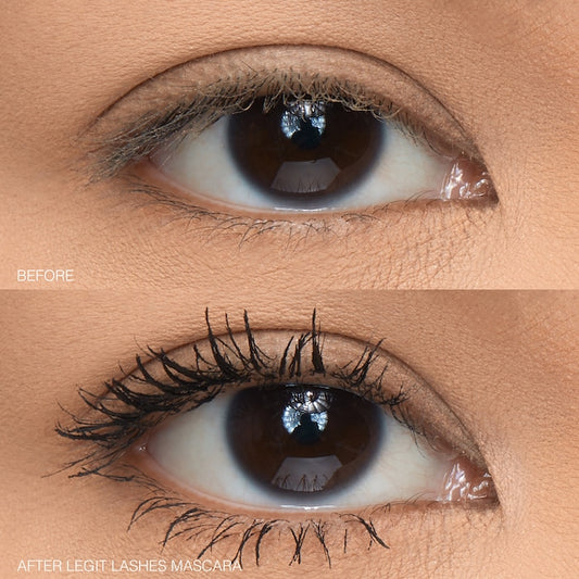 HUDA BEAUTY
Mini LEGIT LASHES Double-Ended Volumizing and Lengthening Mascara