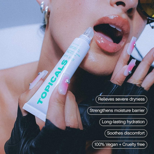 Topicals
Slick Salve Glossy Lip Balm for Soothing + Hydration Mint