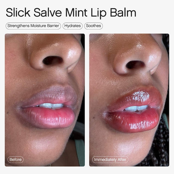 Topicals
Slick Salve Glossy Lip Balm for Soothing + Hydration Mint
