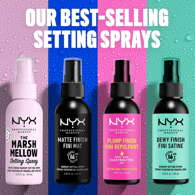 NYX Professional Makeup Setting Spray, Marshmellow Scented, Long-Lasting, Vegan Formula