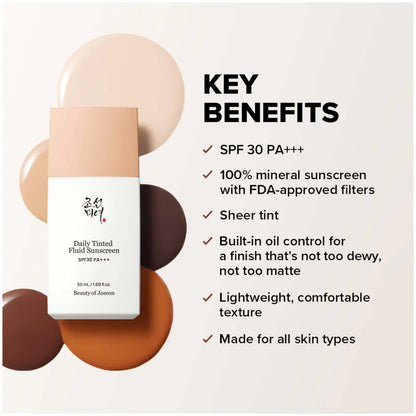 Beauty Of Joseon Tinted Mineral Dayscreen Tinted Sunscreen SPF 30 50ml