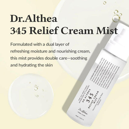 Dr.Althea 345 Relief Cream Mist | Instant Hydration 100ml