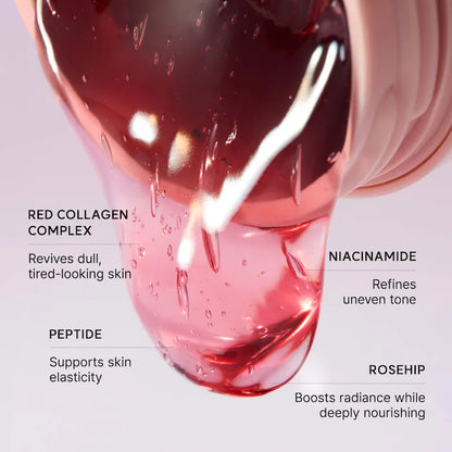 Arencia 
Red Smoothie Pore-Tightening Serum 31 with Red Collagen, Niacinamide, and Peptides 120g