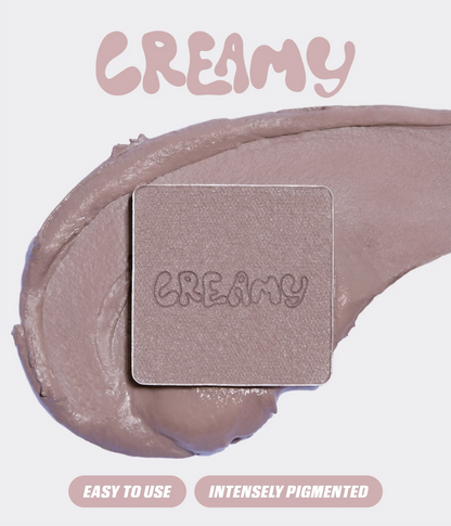 HUDA BEAUTY 
Creamy Obsessions Eyeshadow Palette- Greige