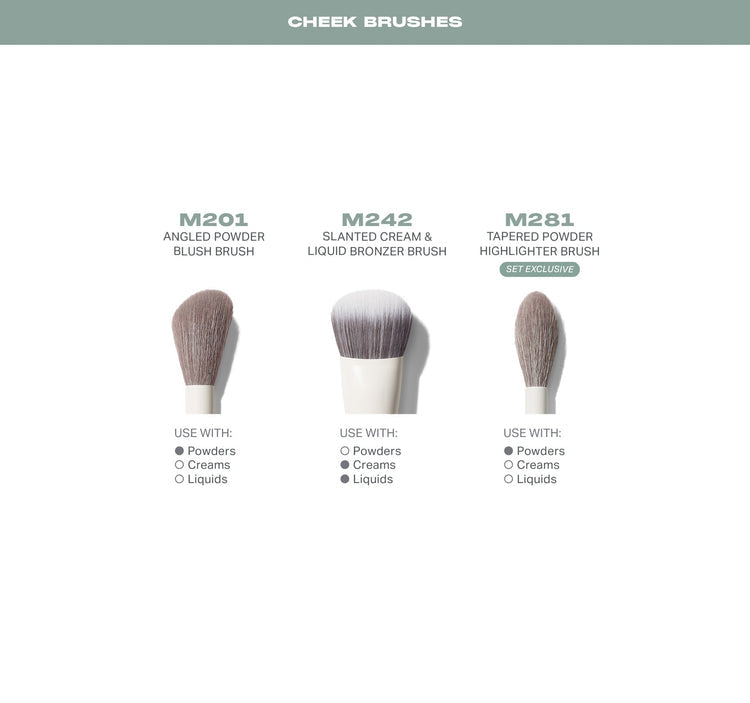 Morphe Ready, Set, Pro 16-Piece Face & Eye Brush Set