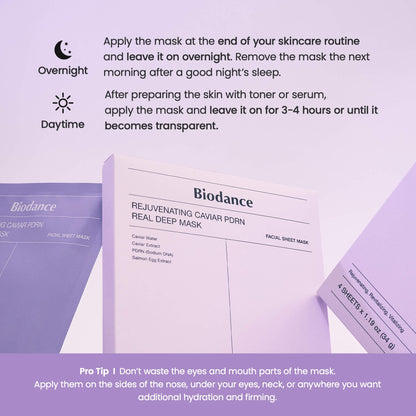 Biodance 
Rejuvenating Caviar PDRN Real Deep Mask