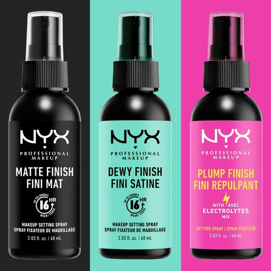 NYX Professional Makeup Setting Spray, Matte Finish, Long-Lasting, Vegan Formula, 2.03 fl oz 60ml