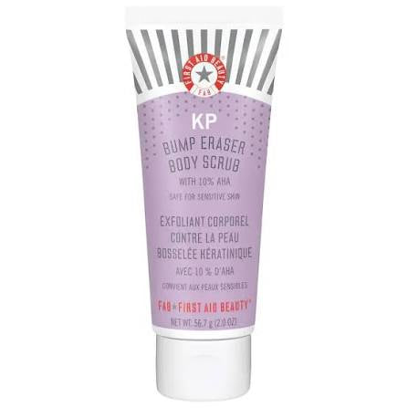 First Aid Beauty KP Bump Eraser Body Scrub with 10% AHA 56.7g
