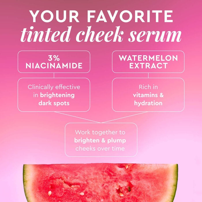 Glow Recipe 
Watermelon Glow Niacinamide Dewy Flush - Brightening Serum Blush
