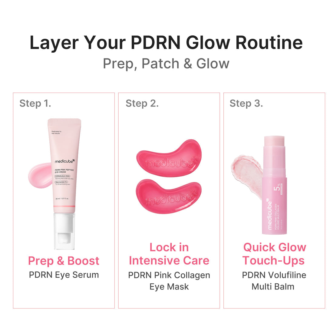 Medicube PDRN Pink Collagen Jelly Eye Mask