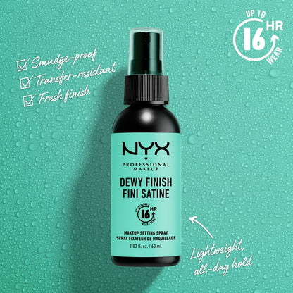 NYX Professional Makeup Makeup Setting Spray, Dewy 60ml