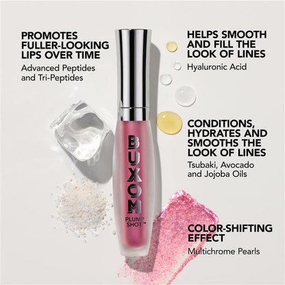 BUXOM Plump Shot Sheer Tint Collagen Infused Lip Serum “Exposed”